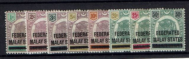 Image of Malaysia-Federated Malay States SG 1/8 LMM British Commonwealth Stamp